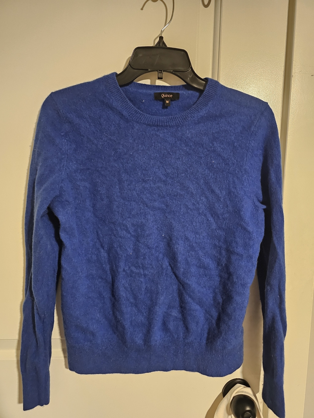 Quince Women's Royal Blue Crewneck Sweater